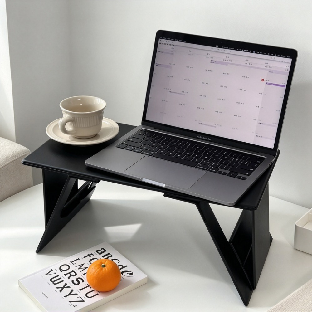 Home Office Work Table - Katlanabilir Laptop Masası, Yatak Yanı Masa,