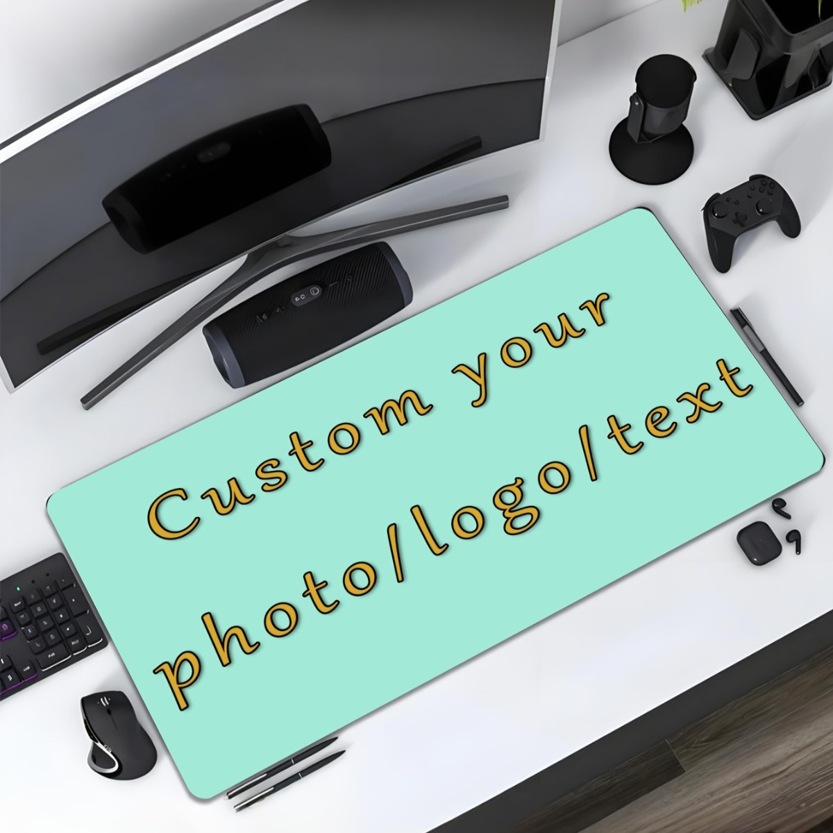 Home Office Logo - Kişiselleştirilmiş Tasarım Logolu Fotoğraflı XL Boyutlu