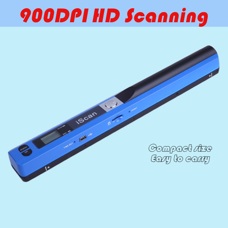 Document Scanner Portable - IScan el tarayıcı A4 belge hızlı