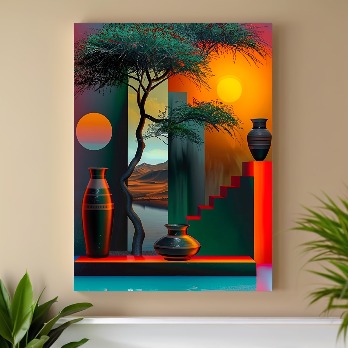 Home Office Room Inspiration - 2D Düz, 1 adet Kanvas Sanat