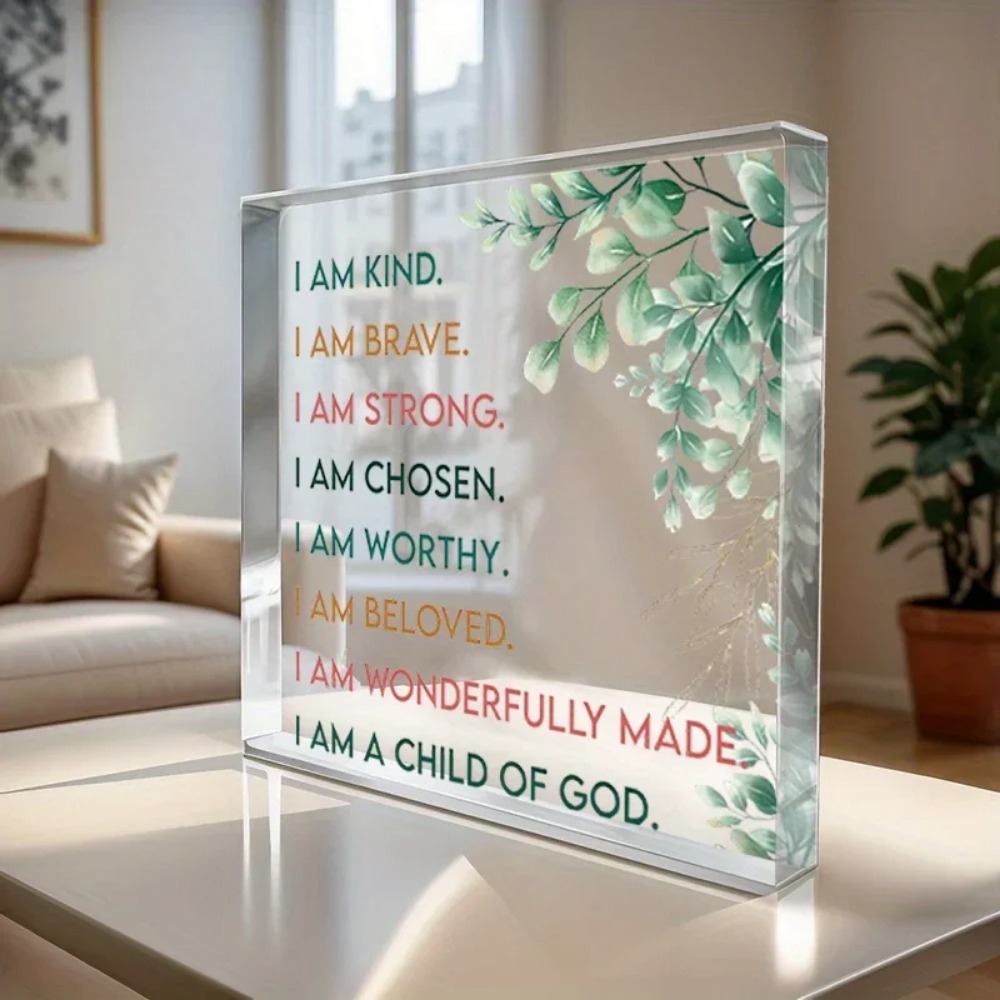 Home Office Room Inspiration - CIFBUY Akrilik İlham Verici Tabela Ben