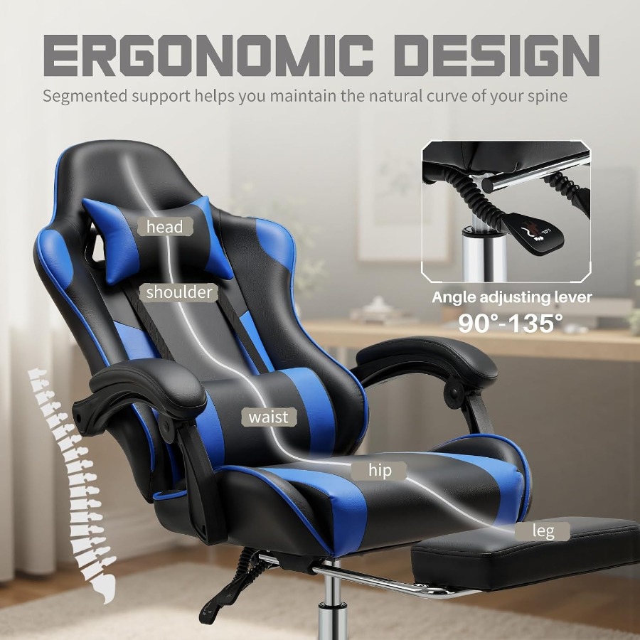 Ayak Dayamalı Ergonomik Oyun K - Ergonomic Office Chair incelemesi ve fiyatı