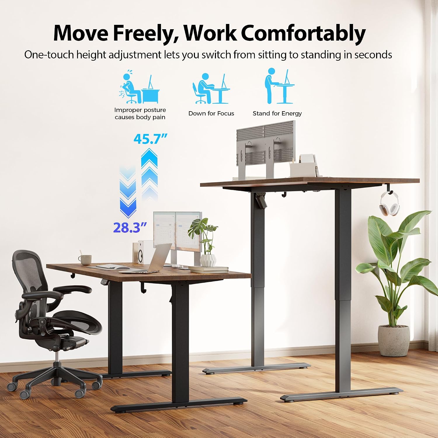 Elektrikli Ayakta Çalışma Masa - Home Office Work Table incelemesi ve fiyatı