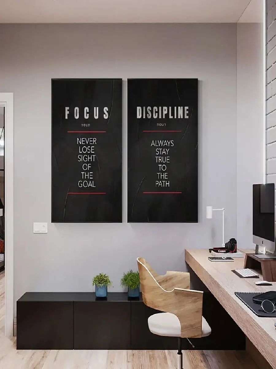 Disiplin ve Odaklanma Tanımı P - Home Office Room Inspiration incelemesi ve fiyatı