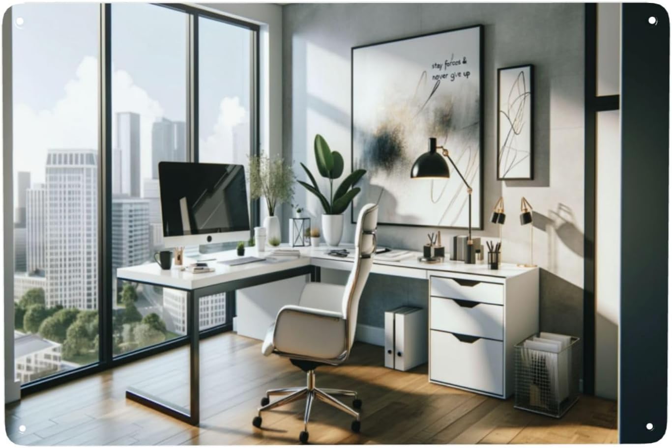 Modern Minimalist Ofis Metal T - Home Office Room Inspiration incelemesi ve fiyatı