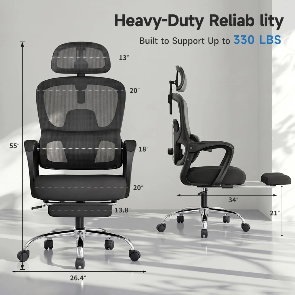 Ayak Desteği, Ayarlanabilir Be - Ergonomic Office Chair incelemesi ve fiyatı