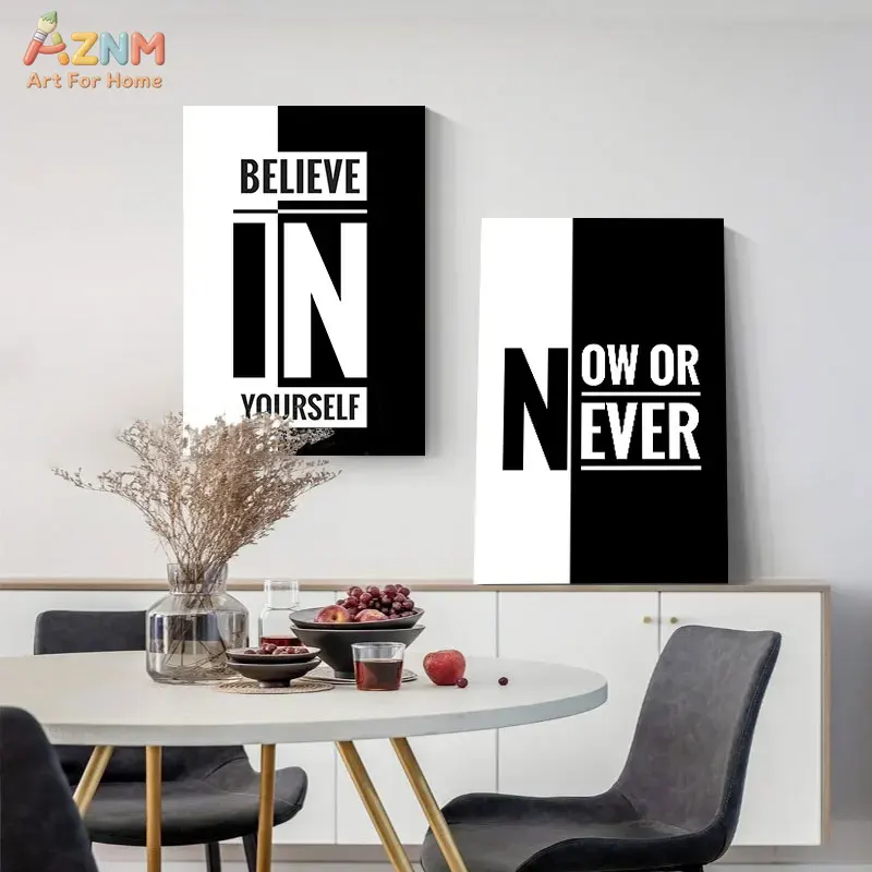 AZNM Siyah Beyaz Motivasyonel  - Home Office Room Inspiration incelemesi ve fiyatı
